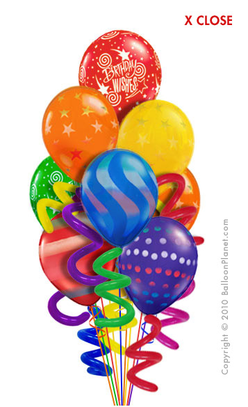 Birthday Balloon Bouquets