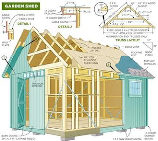 shed drawings plans