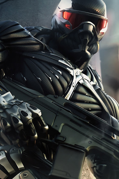 Crysis 2 download free wallpaper for Apple iPhone 4