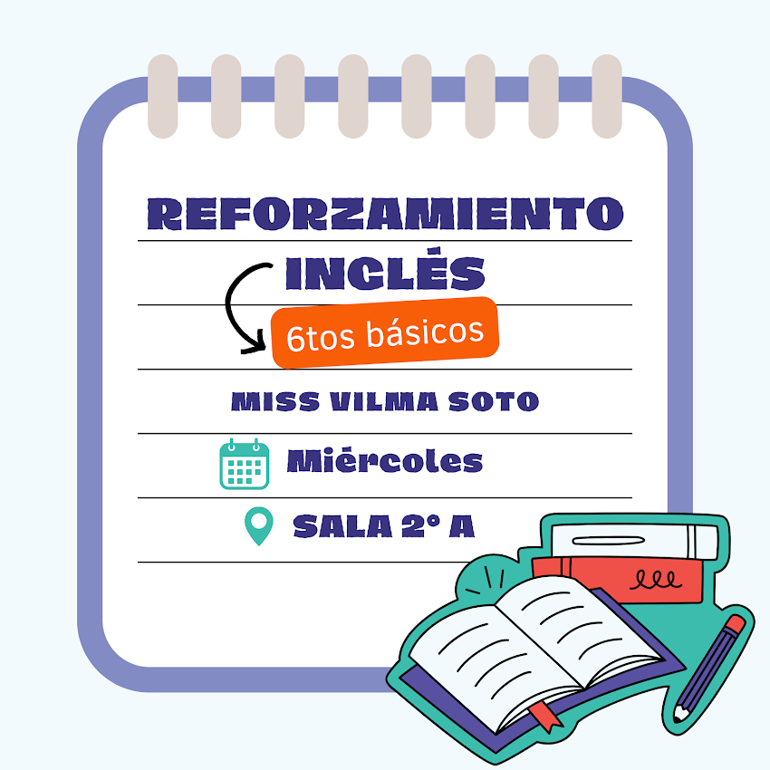 Lenguaje extranjero: Inglés - Profesora Vanessa Vega.