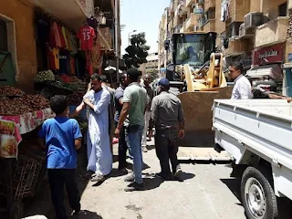 محافظ أسوان.. حملة مكبرة لإزالة الأشغالات بشوارع وسط مدينة أسوان