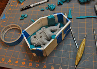 dead gnome pen holder mold making