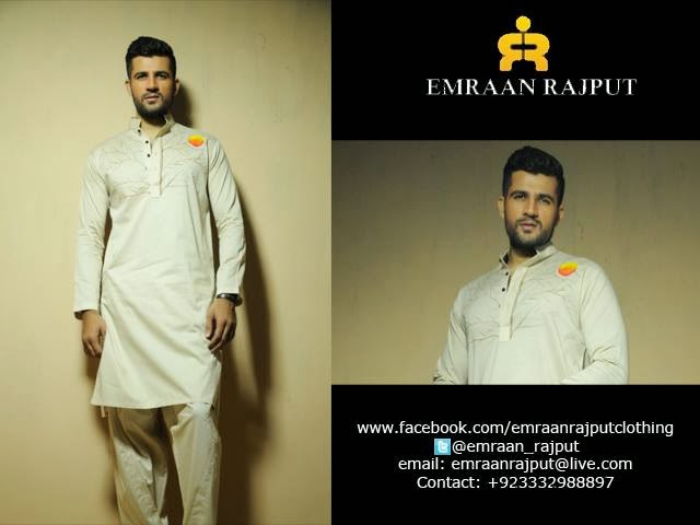 Emraan Rajput Stylish Kurta Designs Collection for Men 2014