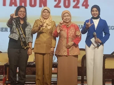 Pengukuhan bunda literasi Sumatera Utara Dan talk Show Literasi keluarga tahun 2024