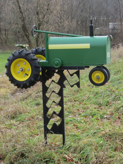 tractor mailbox