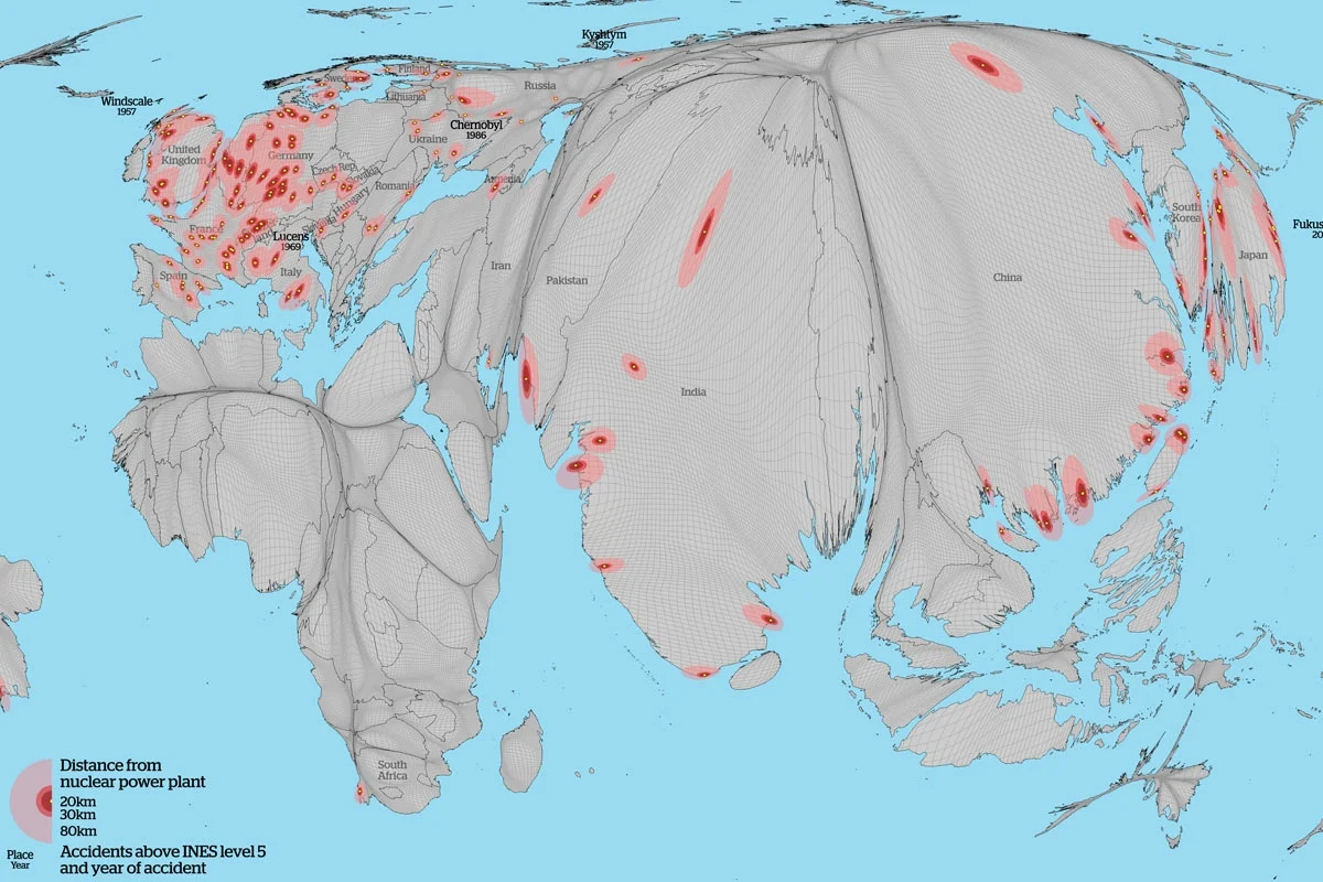 nuclear power plants in the Eurasia & Africa