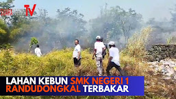   Lahan Kebun SMK Negeri 1 Randudongkal Terbakar