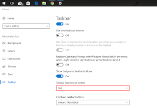 Cara Memindahkan Posisi Taskbar Windows