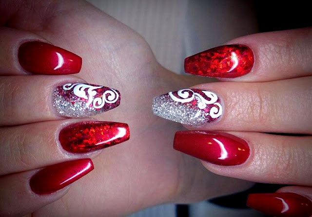 Valentine Day Nail Art