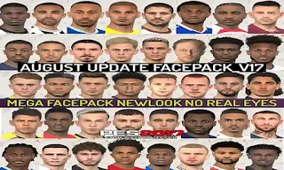 PES 2017 New Mega Facepack V17 Season 2023