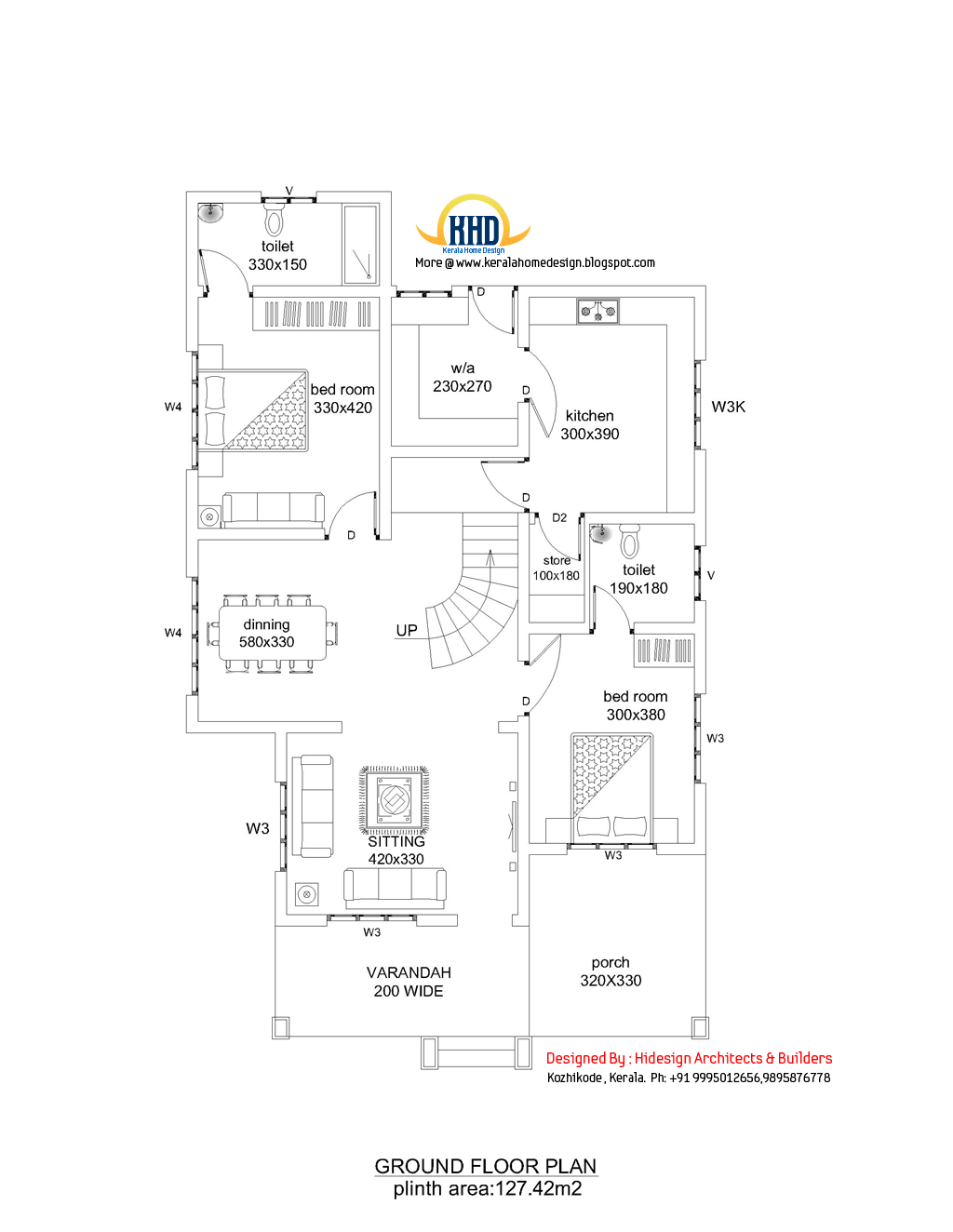 Modern 2 Story House Floor Plan