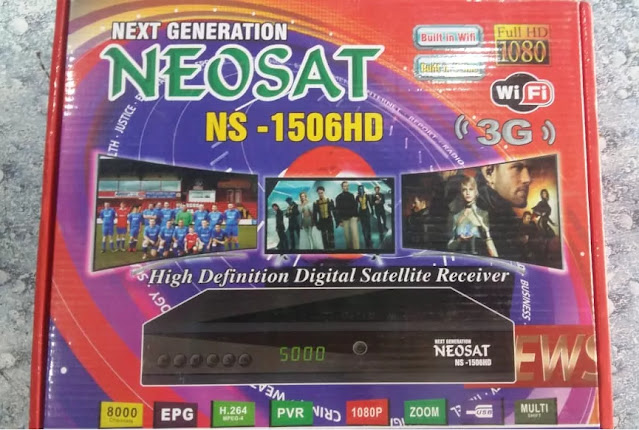 NEOSAT NS-1506HD BUILT IN WIFI NEW SOFTWARE WITH INTERNAL & EXTERNAL WIFI OPTION 28 JUNE 2021