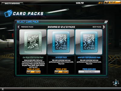 Need For Speed World - Card Packs 1