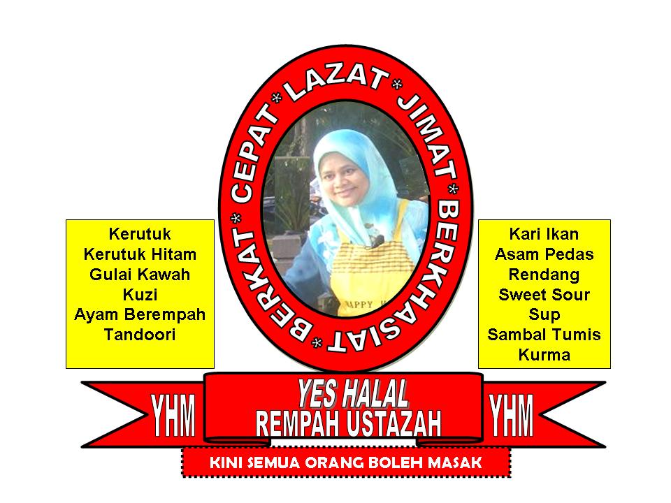 YES HALAL: LOGO BARU REMPAH YHM YES HALAL REMPAH USTAZAH