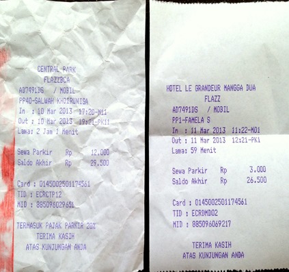 parking ticket