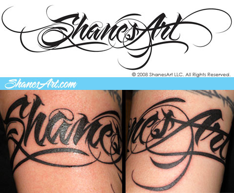 traditional tattoo lettering