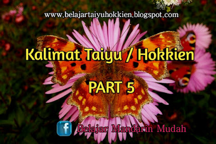 Kalimat Bahasa Taiyu / Hokkien Part 5