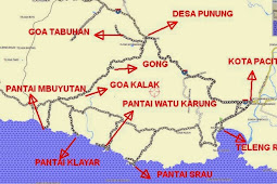 Peta Wisata Pantai Pacitan