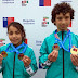 Jóvenes de Cauquenes obtienen dos nuevas medallas de oro en Sudamericano de Atletismo Escolar en Perú