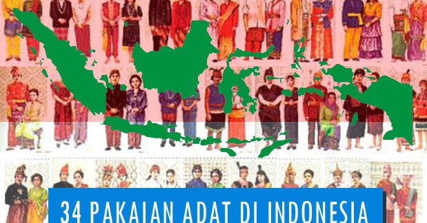 34 Pakaian Adat Indonesia  Gambar  Nama Tabel dan 