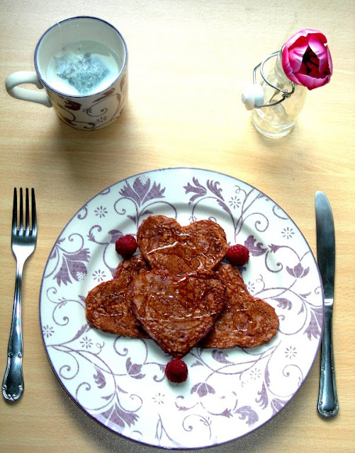 Tortitas de frambuesa (raspberry pancakes)