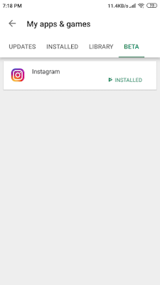 Update Instagram kalian dengan versi terbaru atau masuk menjadi beta tester Instagram 2