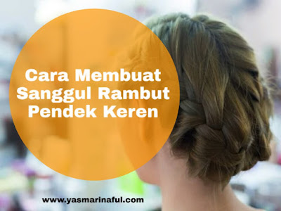 sanggul rambut pendek