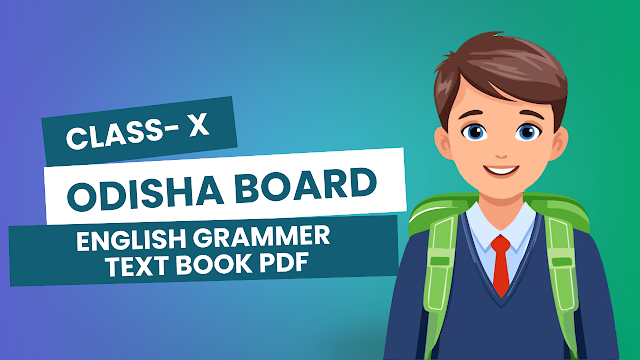 BSE Odisha 10th Class English Grammer Text Book PDF