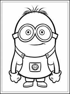 Desenhos do Minions para Colorir