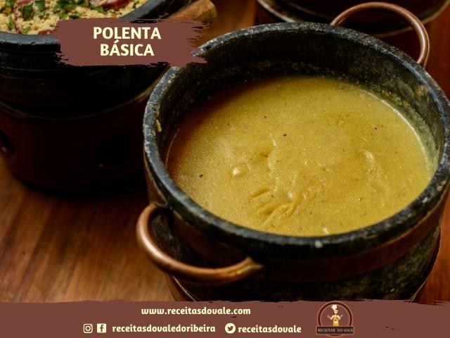 Receita de Polenta Básica