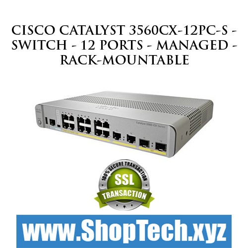 Cisco Catalyst 3560CX-12PC-S - Switch