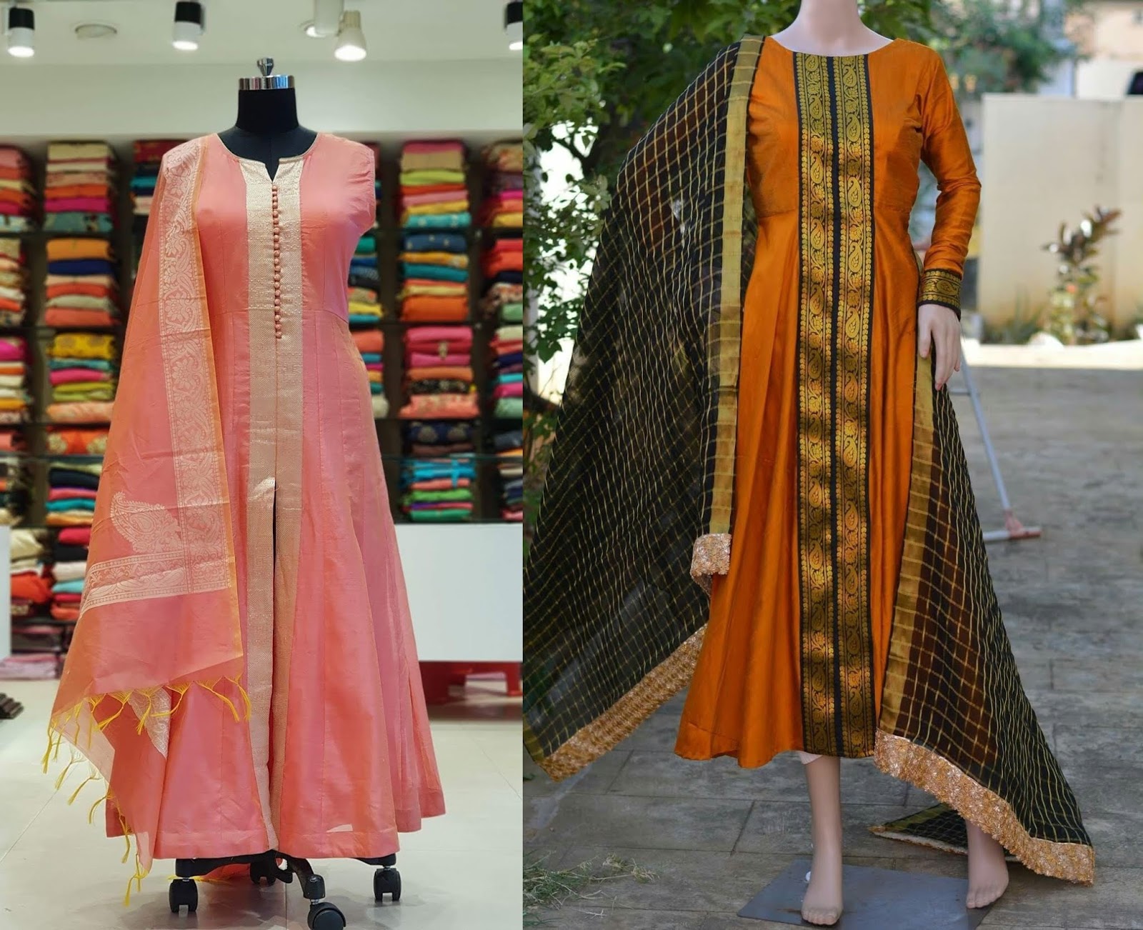 10 Pretty Dresses You Can Make From Old Sarees • Keep Me Stylish