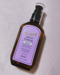 isLeaf argan hair oil