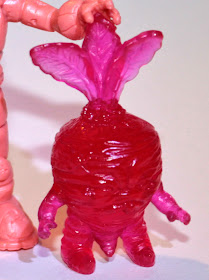 October Toys Exclusive “Beet Juice” Translucent Red Baby Deadbeet 1.5 Inch PVC Mini Figure by Scott Tolleson