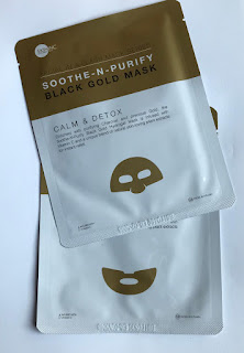 Skin Inc Soothe-N-Purify Black Gold Mask Packaging