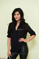 Shruti Haasan Looks Stunning trendy cool in Black relaxed Shirt and Tight Leather Pants ~ .com Exclusive Pics 030.jpg