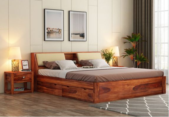 King Size Bed : Walken Bed with Storage