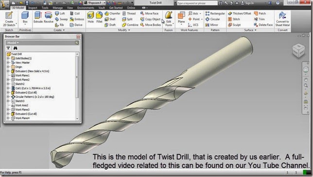 Application of ‘Circular Pattern’ tool