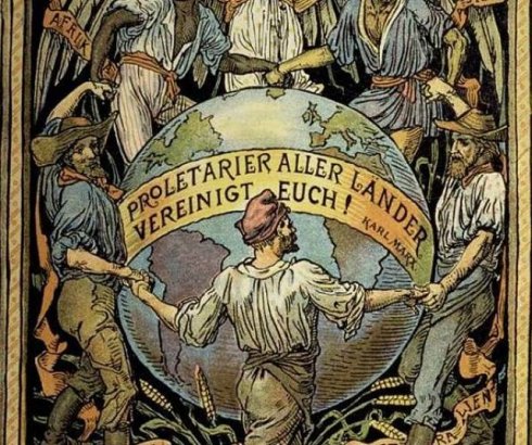 Resultado de imagen de alegorÃ­a primera internacional 1864