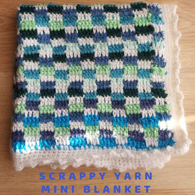 Scrappy Yarn Mini Blanket