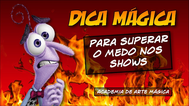 Dica mágica para superar o medo nos shows