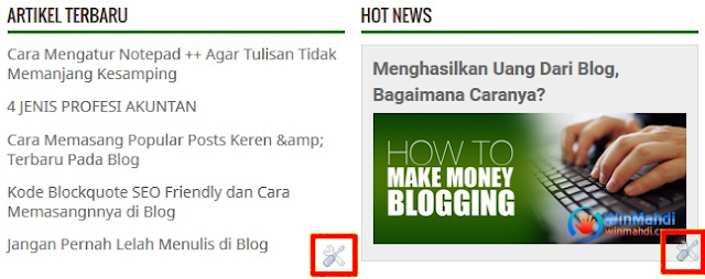 Cara Menghilangkan Ikon Obeng di Blog Blogger