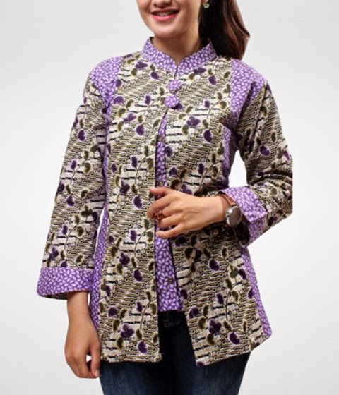 5 Gambar Model Baju Batik Wanita Terbaru 2022