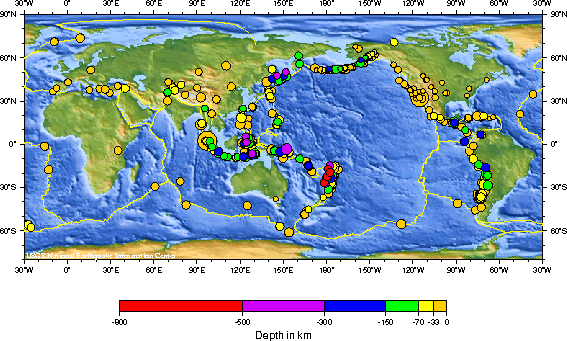 recent earthquakes articles. MAP of Recent Earthquakes