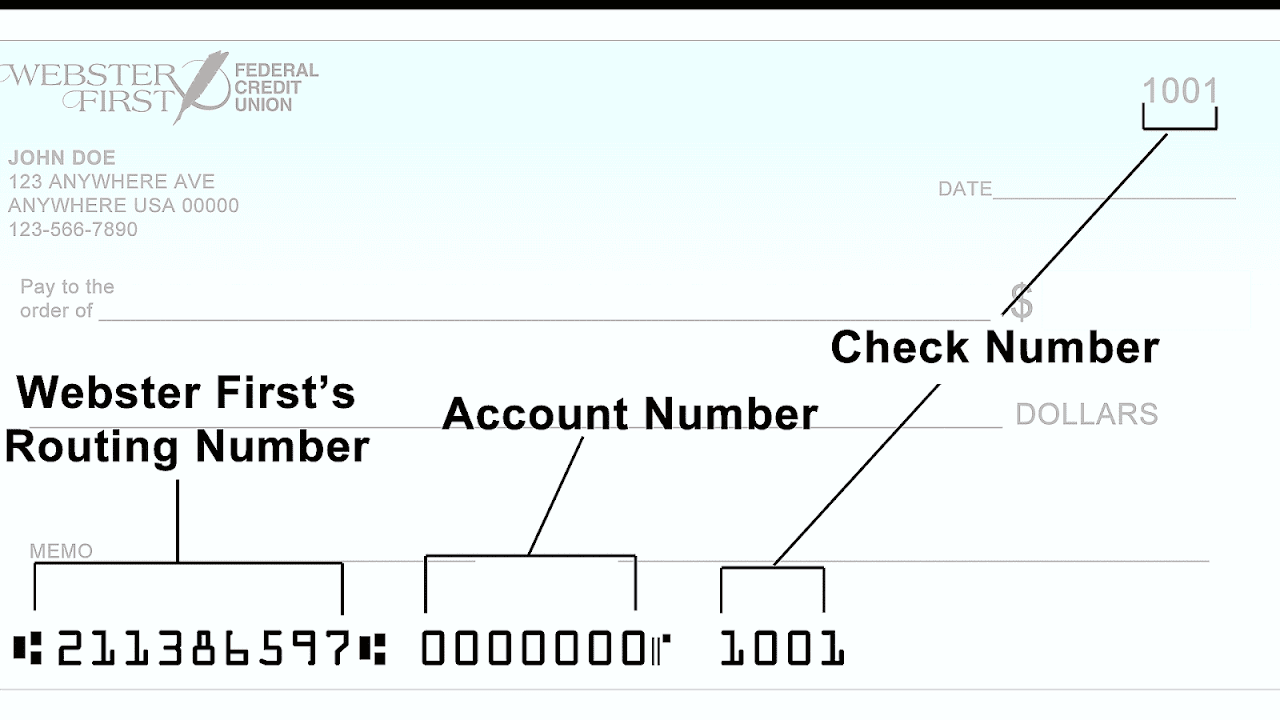 Bank Account Number On Checks