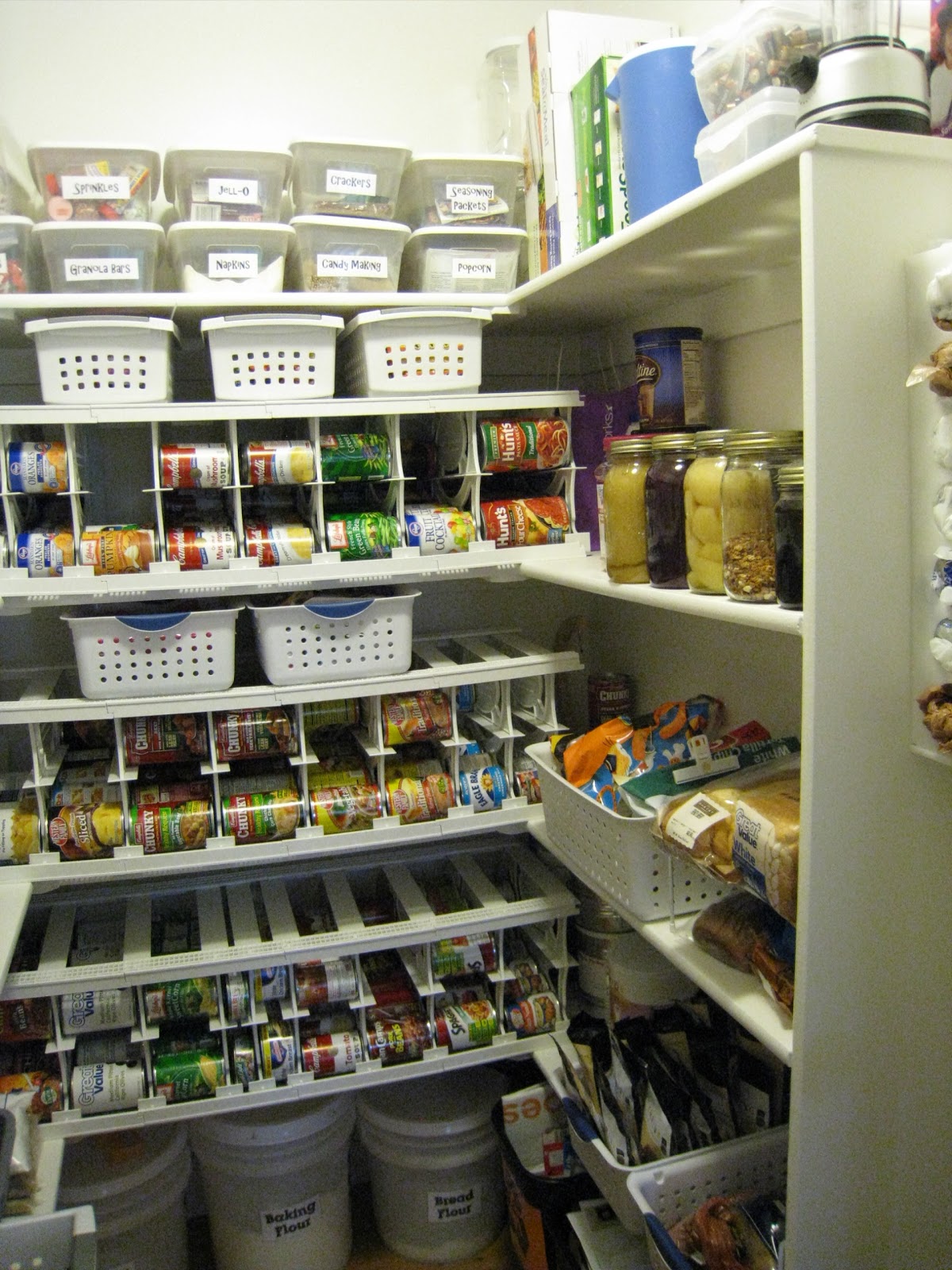 food storage rotation shelves