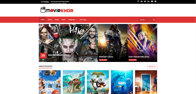 MovieKhor Blogger Template