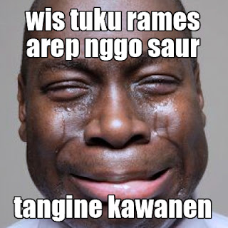 Gambar Meme Kata2 Saur Lucu Bahasa Jawa