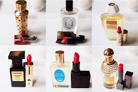 Lipstick and Fragrances from Guerlain, Diptyque, Creed, Clarins, Tom Ford, Caldey Island, Laura Mercier, Burberry, 