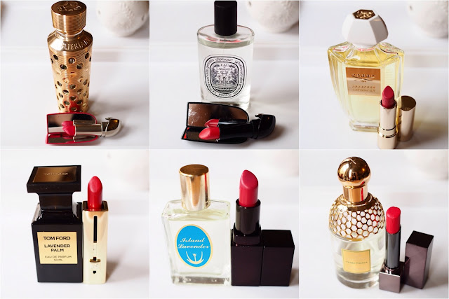 Lipstick and Fragrances from Guerlain, Diptyque, Creed, Clarins, Tom Ford, Caldey Island, Laura Mercier, Burberry, 